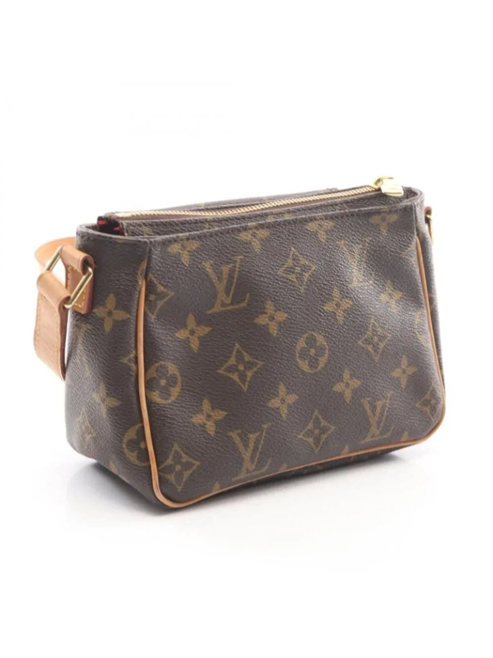 Louis Vuitton Shoulder Bag Vivacity PM Monogram Coatingcanvas Leather Viva-Cite